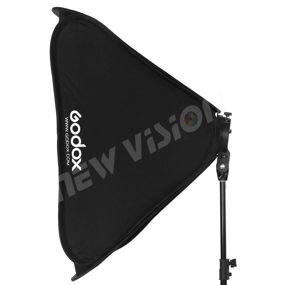 Godox 40cm 50cm 60cm 80cm Ajustable Speedlight Flash Softbox + S type Bracket Bowens Mount Kit for Speedlite Studio Shooting