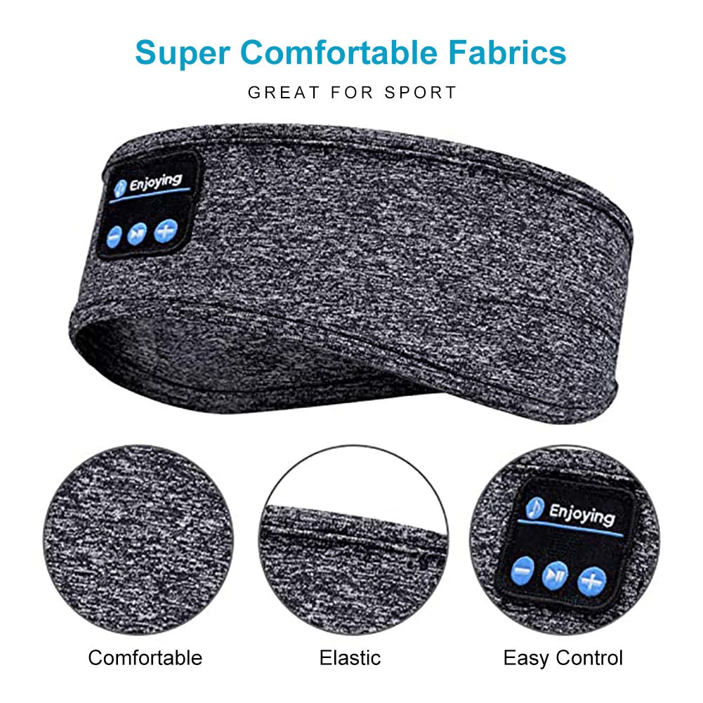 Soft Elastic Comfortable Music Headset Speakers