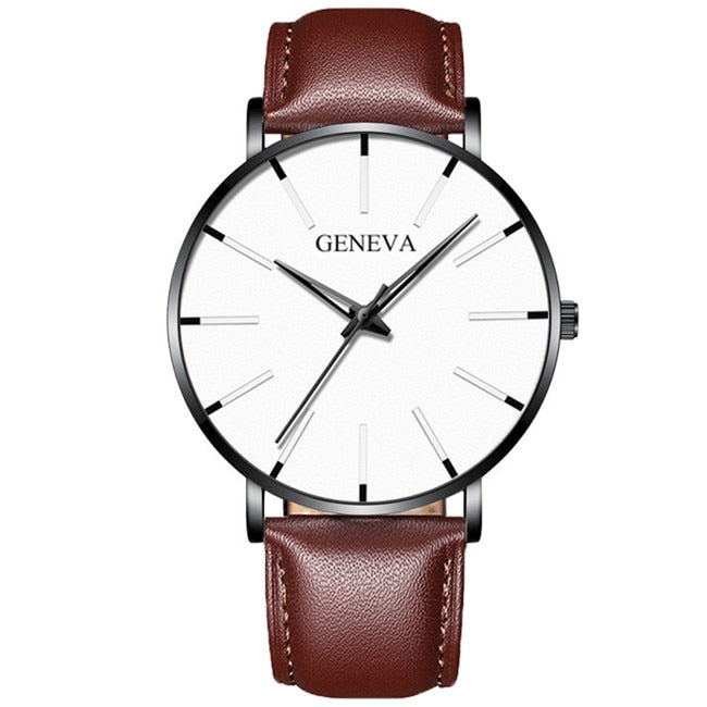 2023 Minimalist Men's Fashion Ultra Thin Watches Simple Men Business Stainless Steel Mesh Belt Quartz Watch relogio masculino