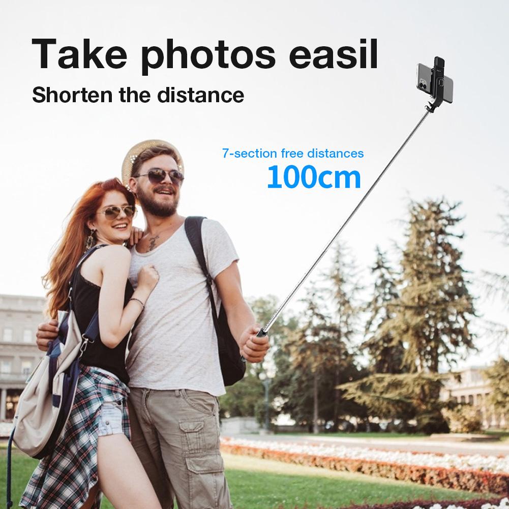 Bluetooth Wireless Selfie Stick Tripod Foldable Extendable Universal Monopod