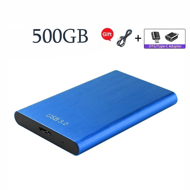 Original Portable High-Speed SSD/HDD 2TB/4TB/8TB/16TB/30TB External Hard Drive Mass Storage USB 3.0 Interface Memory Hard Drive