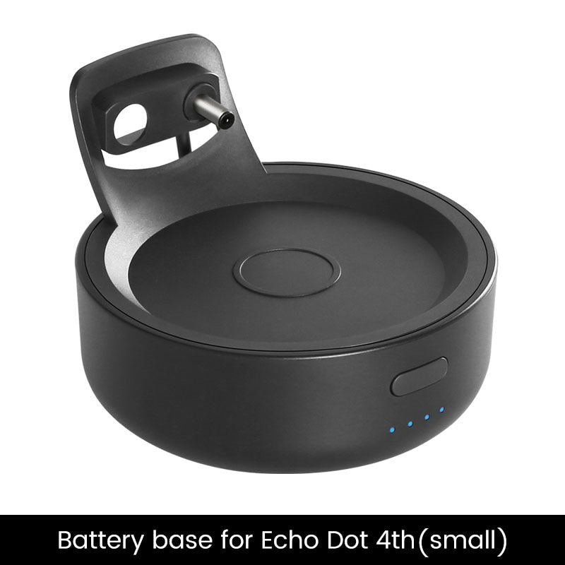 GGMM D4 D5 Original Battery Base Made For Echo Dot (4th/5th Gen) Charger Portable Battery Base For Amazon Alexa Smart Speaker