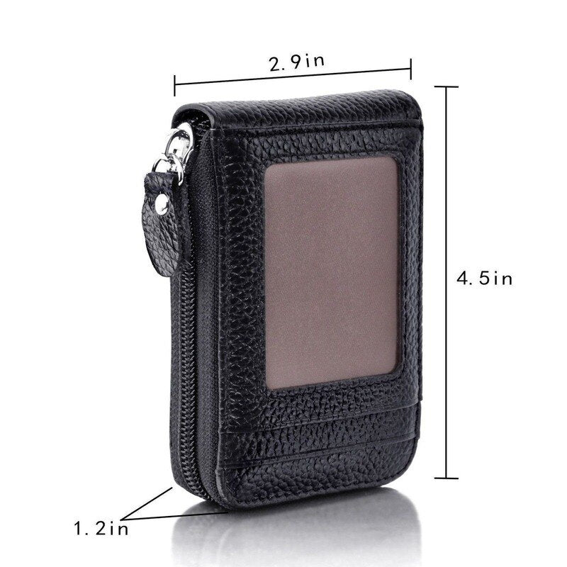 Men's Wallet Genuine PU Leather Credit Card Holder