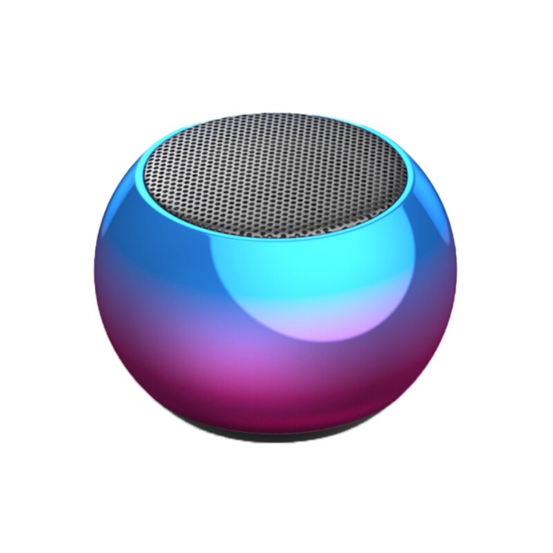 Flash Wireless Bluetooth Speaker Portable Small Steel Gun Metal Heavy Subwoofer Outdoor Mini Bluetooth Small Speaker