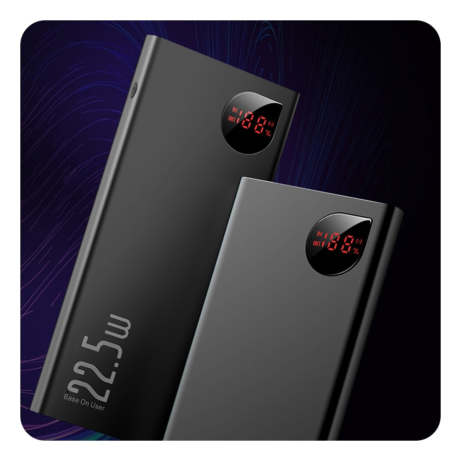 Power Bank 10000mAh with 22.5W PD Fast Charging