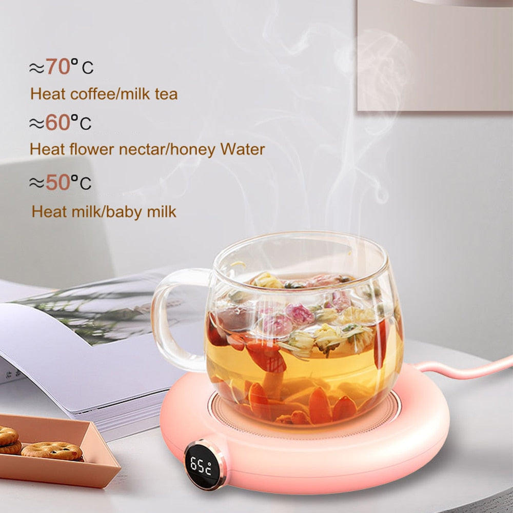 Digital Display Cup Warm Heating Pad